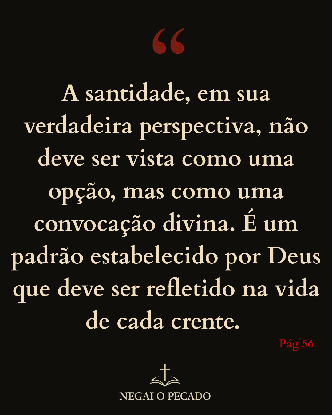 A Santidade de Deus
