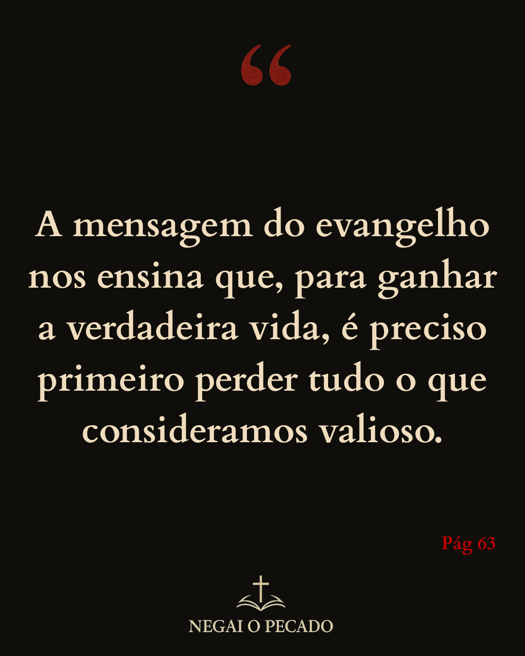 Mensagem do Evangelho